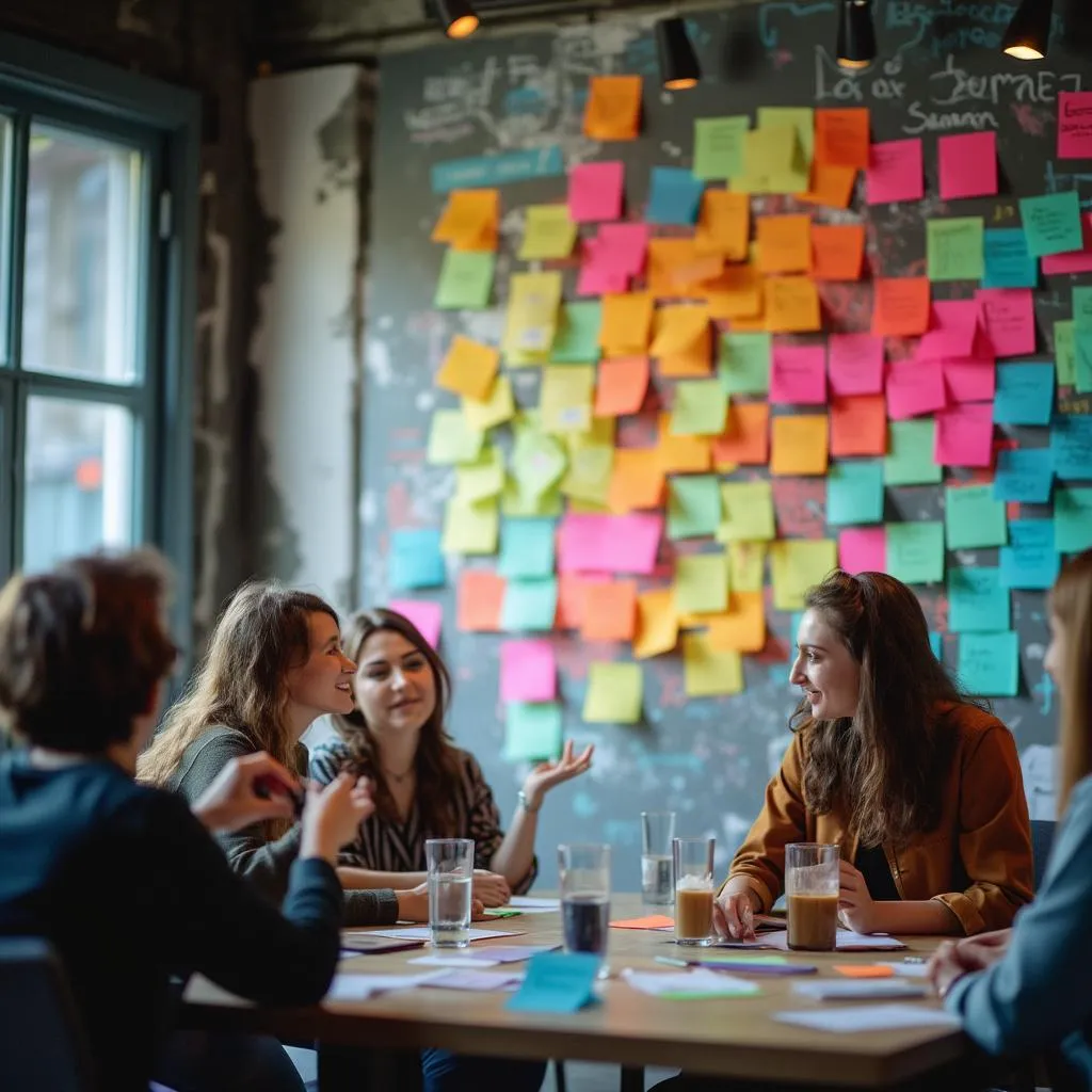 Atelier de brainstorming créatif chez BizBoost